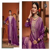 Fourdots Mruga Wholesale Viscose Muslin Jacquard Work Dress Material