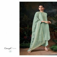 Ganga Irha Wholesale Pure Bemberg Silk With Embroidery Salwar Suits