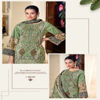 Alok Musafir Wholesale Pure Cambric Cotton With Embroidery Work Dress Material