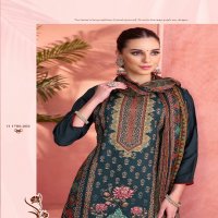 Alok Crazy Wholesale Viscose Muslin With Handwork Dress Material