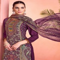 Alok Crazy Wholesale Viscose Muslin With Handwork Dress Material