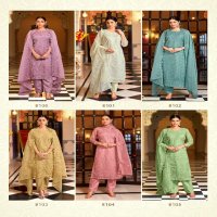 Bela Fashion Kerani Wholesale Orgenza Embroidery With Swarovski Work Straight Suits