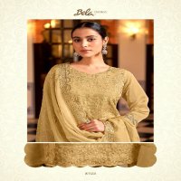 Bela Fashion Kerani Wholesale Orgenza Embroidery With Swarovski Work Straight Suits