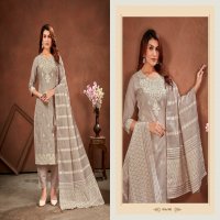 Poonam Cotton Candy Wholesale Linen Blend Cotton Readymade Suits