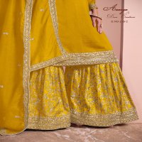 Twisha By Dani Creations Aanaya Vol-216 Wholesale Dola Jacquard Plazzo Designer Suits