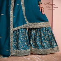 Twisha By Dani Creations Aanaya Vol-216 Wholesale Dola Jacquard Plazzo Designer Suits