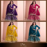 Twisha By Dani Creations Aanaya Vol-216 Wholesale Dola Jacquard Plazzo Designer Suits