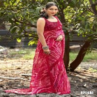 Vallabhi Tatvam Vol-2 Wholesale Georgette Line Foil Print Sarees