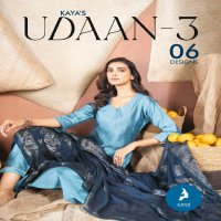 Kaya Udaan Vol-3 Wholesale Straight Cut Kurti With Pant And Dupatta