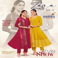 Radhika Lifestyle Zara Vol-2 Wholesale Readymade 3 Piece Salwar Suits
