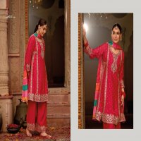 Eba Lifestyle Gajari Wholesale Chinon Silk Top With Pant And Dupatta