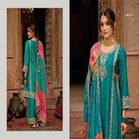 Eba Lifestyle Gajari Wholesale Chinon Silk Top With Pant And Dupatta