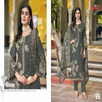 Pakiza Noor Vol-53 Wholesale Rose Silk Chanderi With Work Dress Material