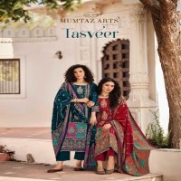 Mumtaz Arts Tasveer Wholesale Pure Viscose Muslin With Fancy Embroidery Work Dress Material
