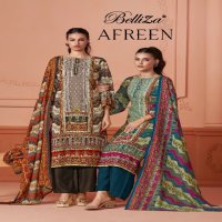 Belliza Afreen Wholesale Pure Viscose Reyon With Work Dress Material