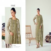 glossy Simar aalya cotton print elegant style unstitch 3pcs dress