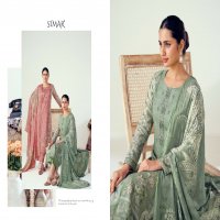 glossy Simar aalya cotton print elegant style unstitch 3pcs dress
