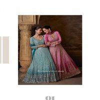 sayuri designer avni chinon silk readymade exclusive gown sets online