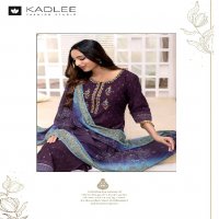 Kadlee Divaine Wholesale Vetican Foil Print Kurti With Pant And Dupatta