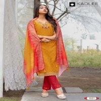 Kadlee Divaine Wholesale Vetican Foil Print Kurti With Pant And Dupatta