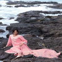 Varsha Botanical Breeze Wholesale Handloom Cotton With Embroidery Salwar Suits
