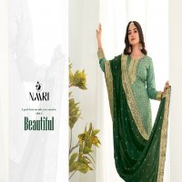 Naari Benz Vol-5 Wholesale Pure Muslin Jacquard Dress Material