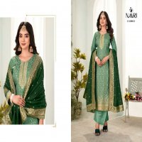 Naari Benz Vol-5 Wholesale Pure Muslin Jacquard Dress Material