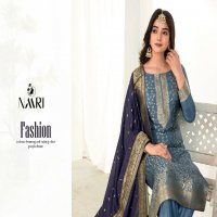 Naari Benz Vol-5 Wholesale Pure Muslin Jacquard Dress Material