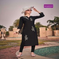 Rangmaya Farah Wholesale Kurti With Sliw Work Long Kurtis Catalog
