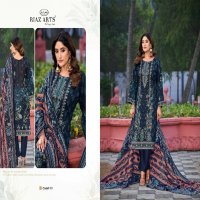 Riaz Arts Elan Vol-2 Wholesale Pure Pakistani Lawn Cotton With Work Dress Material