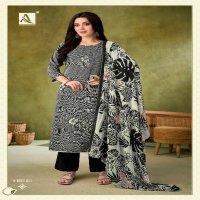 Alok Vihani Wholesale Pure Zam With Embroidery Work Dress Material