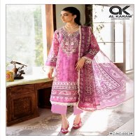 Al Karam Florence Vol-6 Wholesale Pure Lawn Cotton Dress Material