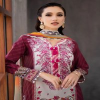 Al Karam Florence Vol-6 Wholesale Pure Lawn Cotton Dress Material