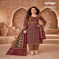 MAYUR CREATION AJARAKH VOL 6 COTTON THREAD WORK READYMADE 3PCS SET