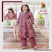 master black baby vertican print readymade fancy suit for ladies