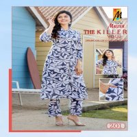 master The killer vol 2 readymade classic look rayon a line co-ord set