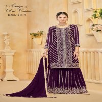 Twisha By Dani Creations Aanaya Vol-219 Wholesale Faux Georgette Salwar Kameez
