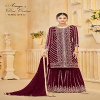 Twisha By Dani Creations Aanaya Vol-219 Wholesale Faux Georgette Salwar Kameez