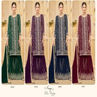 Twisha By Dani Creations Aanaya Vol-219 Wholesale Faux Georgette Salwar Kameez