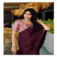 LT Fabrics Neel Vol-12 Wholesale Mono Satin With Swaroski Work Party Wear Sarees