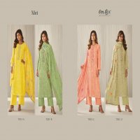 Omtex Mei Wholesale Daisy Silk With Embroidery Work Salwar Suits