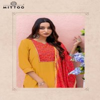 Mittoo Day Light Wholesale Modal Silk Kurti With Pant And Dupatta