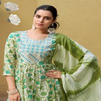 MYSTIC 9 SARA VOL 15 AMAZING READYMADE NAYRA CUT KURTI PANT DUPATTA COLLECTION