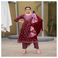 MYSTIC 9 SARA VOL 15 AMAZING READYMADE NAYRA CUT KURTI PANT DUPATTA COLLECTION