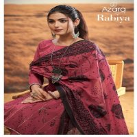 Radhika Azara Rabiya Wholesale Pure Lawn Cotton With Work Dress Material