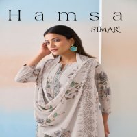 Glossy Simar Hamsa Wholesale Pure Viscose Muslin With Embroidery Work Suits