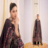 Glossy Simar Mehrun Wholesale Viscose Muslin With Embroidery Work Salwar Suits