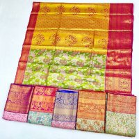 Rajtex Karmavaram Wholesale Pure Dharmavaram Silk Party Wear Sarees
