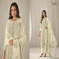 Omtex Alessia Wholesale Daisy Silk With Embroidery Work Salwar Suits