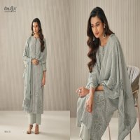Omtex Alessia Wholesale Daisy Silk With Embroidery Work Salwar Suits